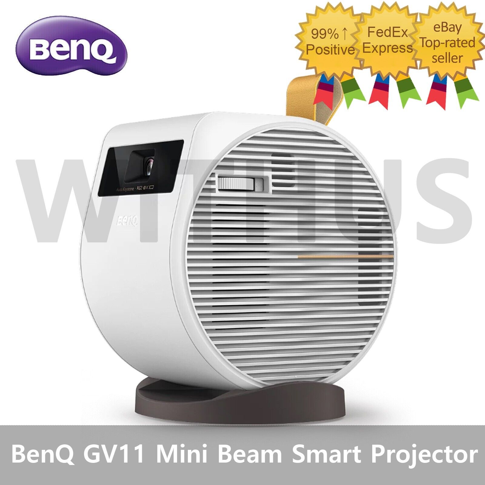 BenQ GV11 Mini Beam WVGA Portable LED DLP Projector 5W speaker  Camping Home