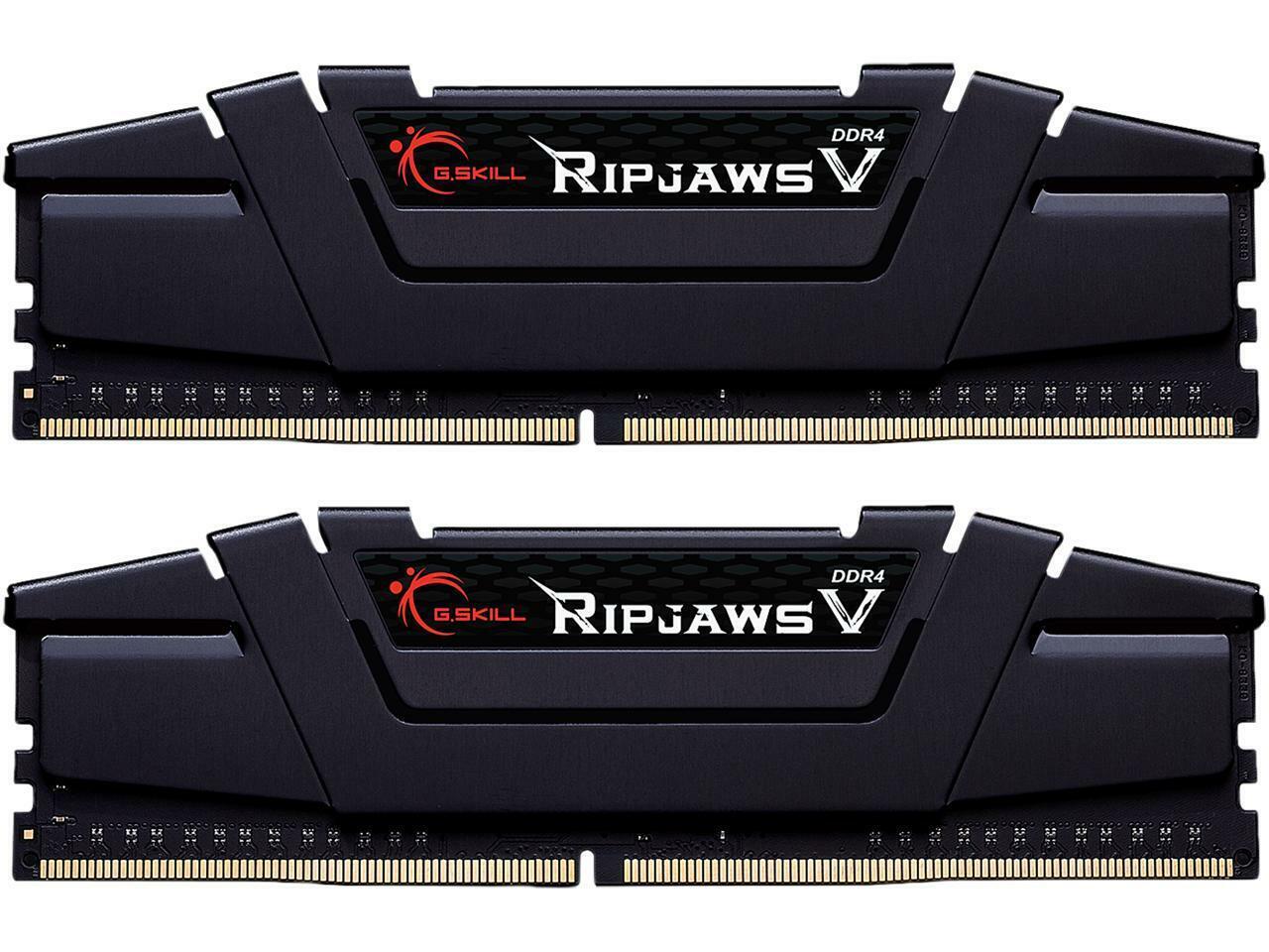 G.SKILL Ripjaws V Series 64GB (2 x 32GB) 288-Pin PC RAM DDR4 3200 (PC4 25600) In