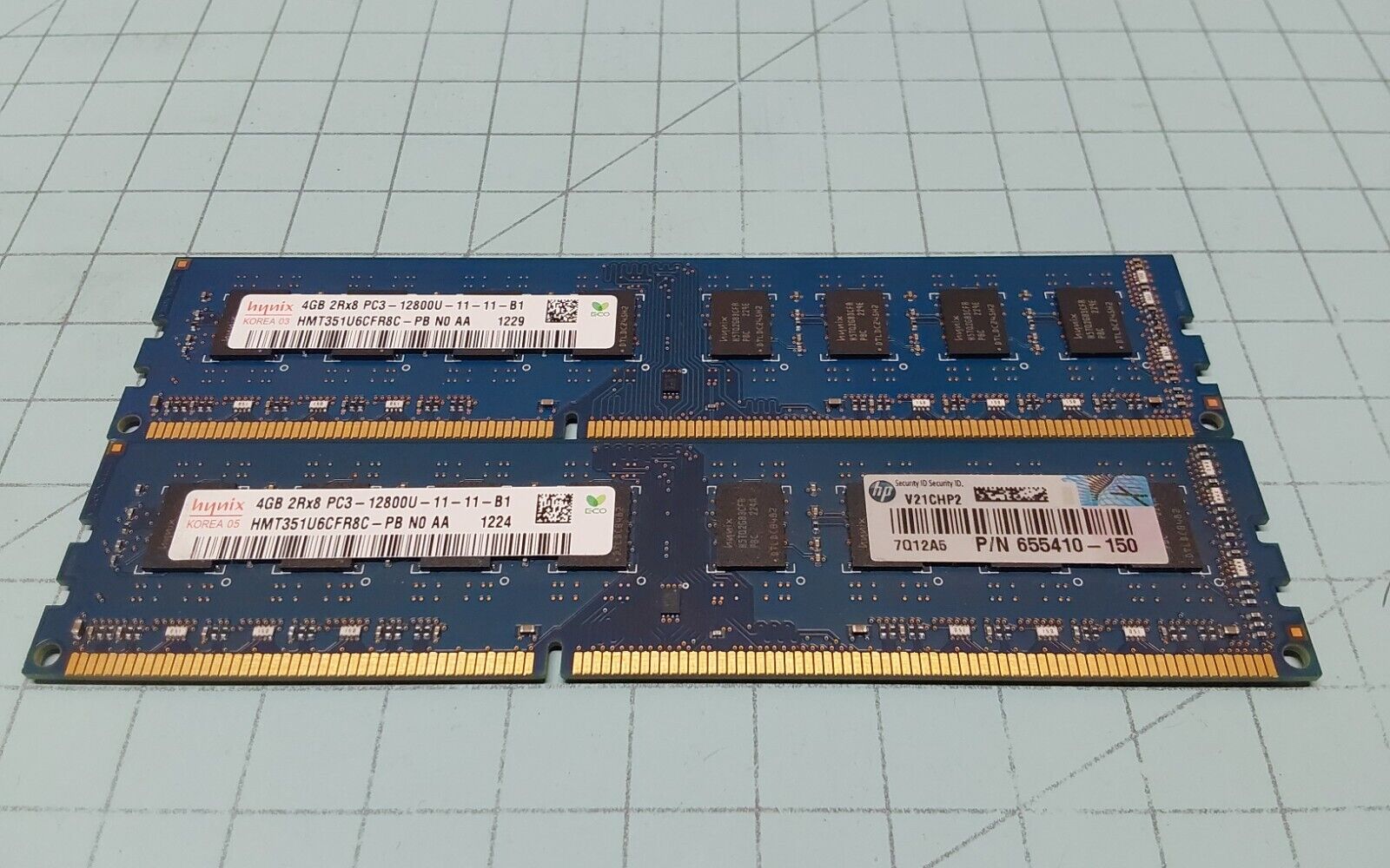 SK Hynix 8GB (2x4GB) 2Rx8 PC3 12800U DDR3 DIMM RAM