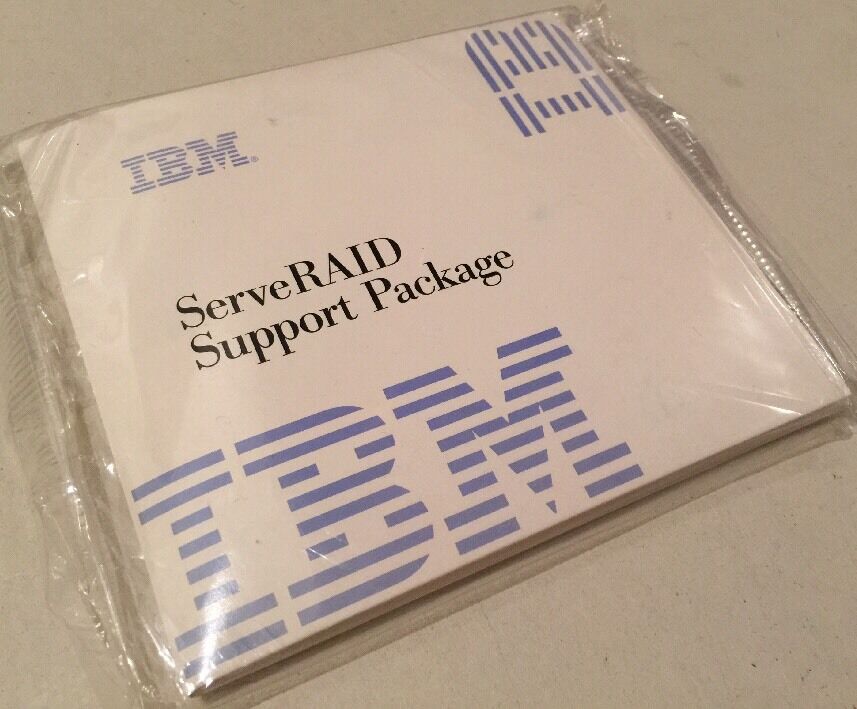 IBM ServeRAID Support Package New Factory Sealed 01K7673 Server Aid
