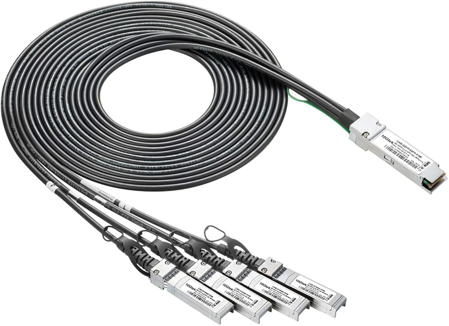 For Cisco QSFP-4SFP10G-CU3M 40G QSFP+ to 4xSFP+ Breakout DAC Cable 3 Meter(10ft)