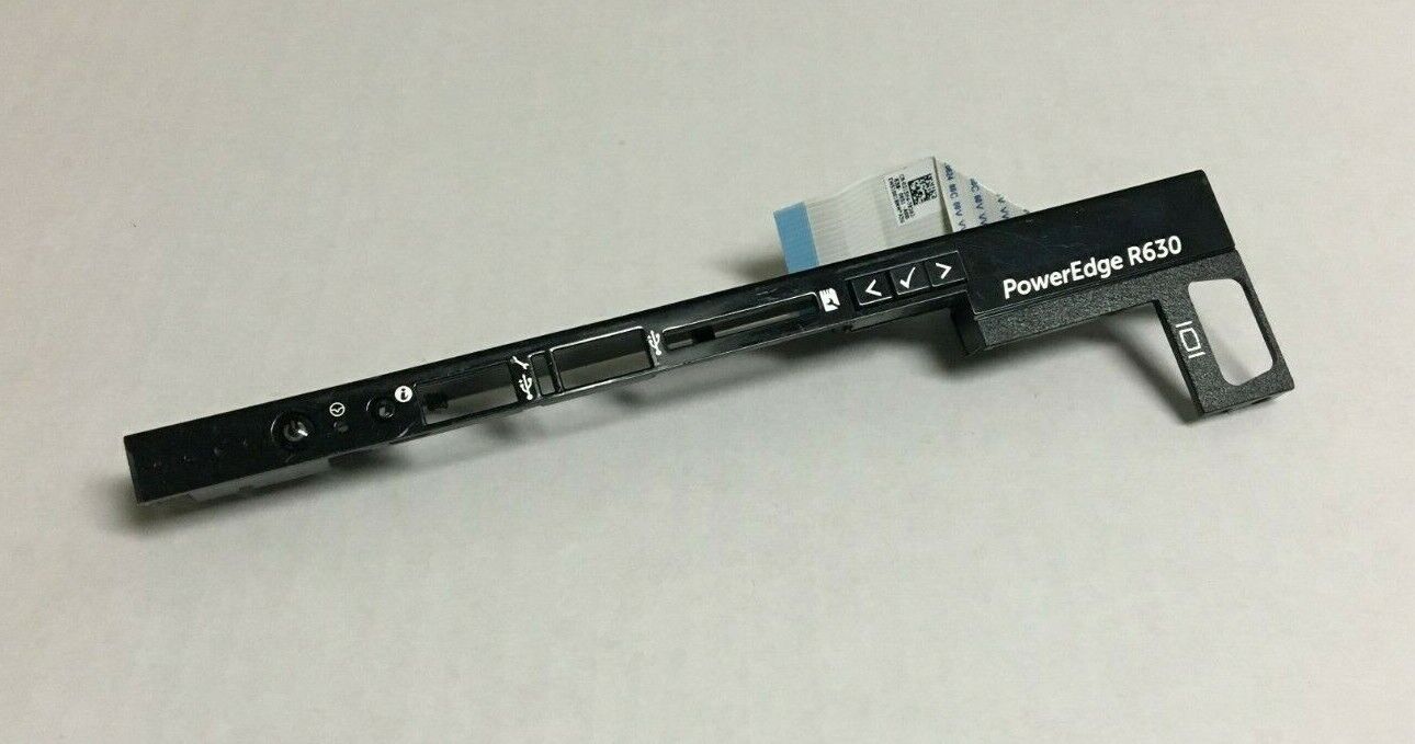 Genuine Dell Poweredge R630 Front Control Panel Bezel With Cable YMNND 0YMNND
