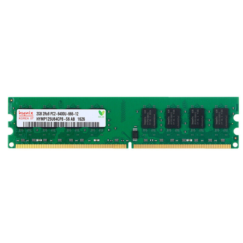 16GB 8GB 4GB 2GB DDR2 800MHz PC2-6400U DIMM Desktop Memory PC RAM For Hynix LOT