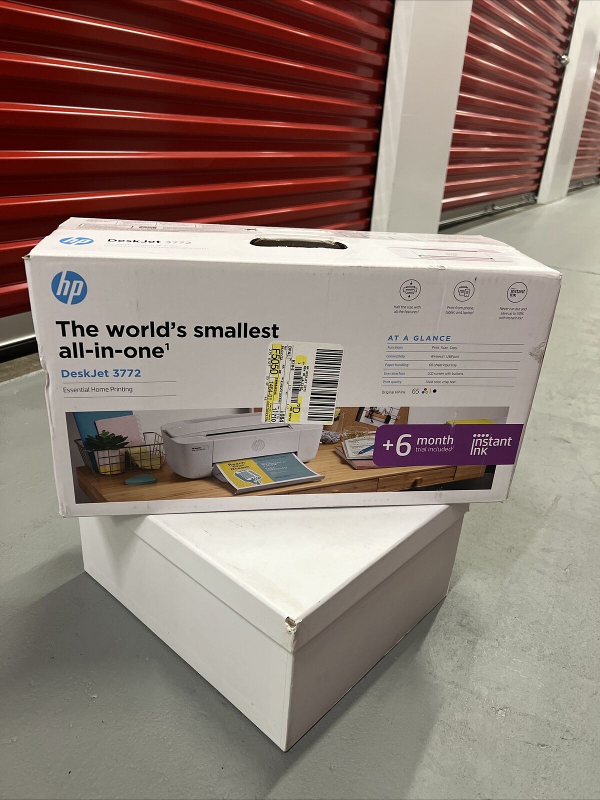 HP DeskJet 3772 The Worlds Smallest All In One Printer Brand New No Opened