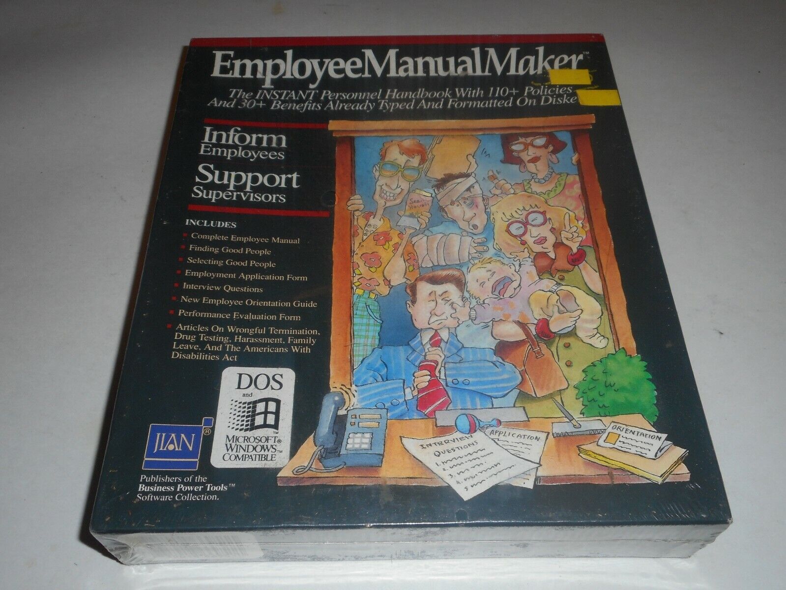 Employee Manual Maker the Instant Personnel Handbook with 110+ Policies (NEW)