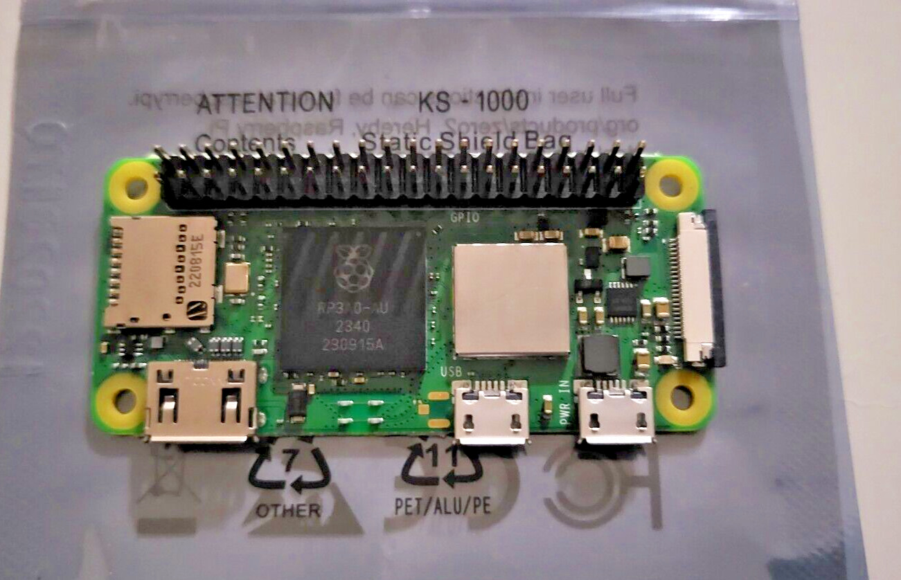 NEW Raspberry Pi Zero 2 W H Single Board computer. GPIO header pins installed