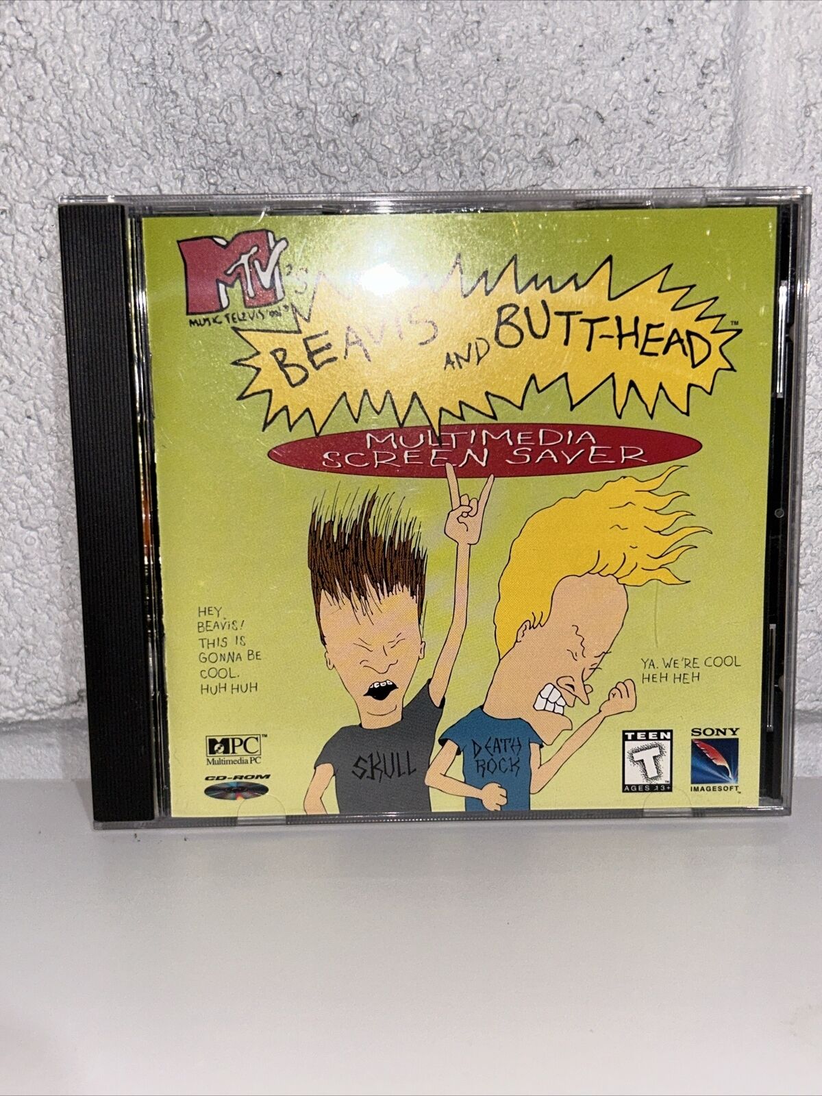 Beavis And Butt-Head Multimedia Screen Saver CD ROM 1994