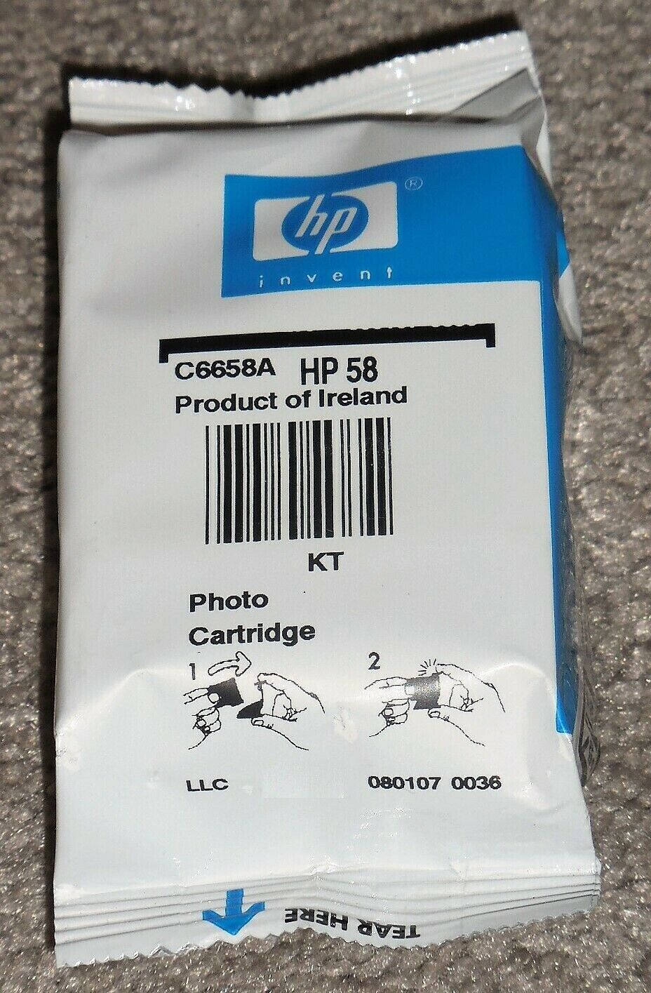 Original HP 58 Photo Genuine C6658AN Ink cartridge OEM for OfficeJet PSC Printer