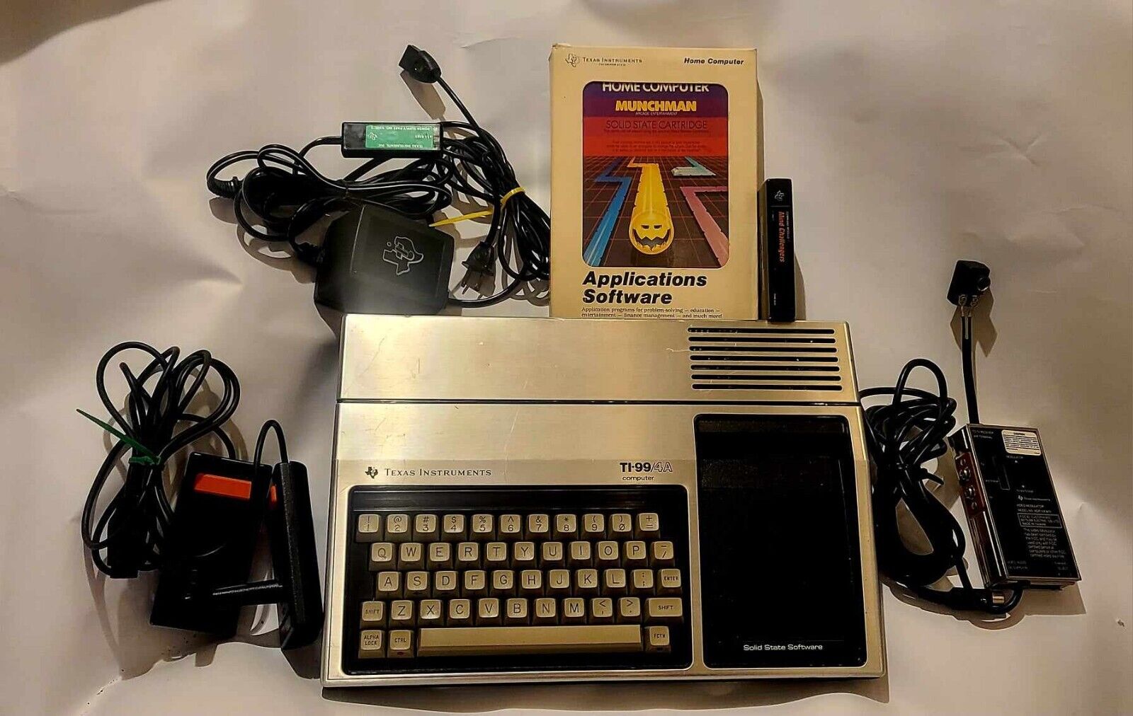 Texas Instruments Ti-99/4A Vintage Home Computer Complete Bundle  Working 