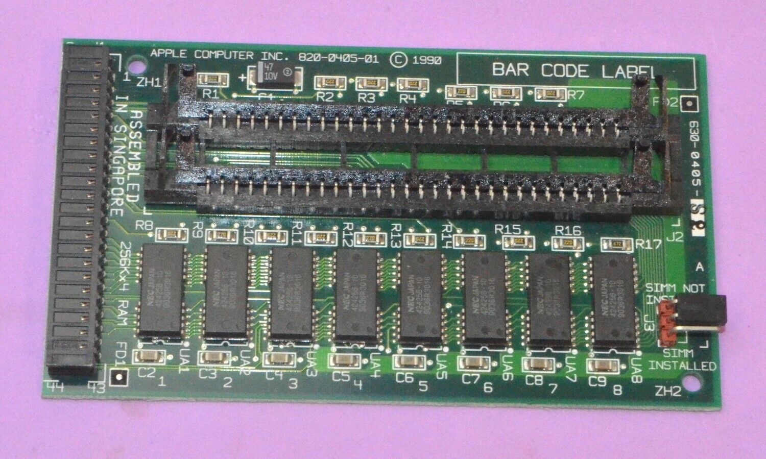 Apple Mac Classic Memory Expansion Board (Holds up to 3 MB) *Used* 820-0405-01