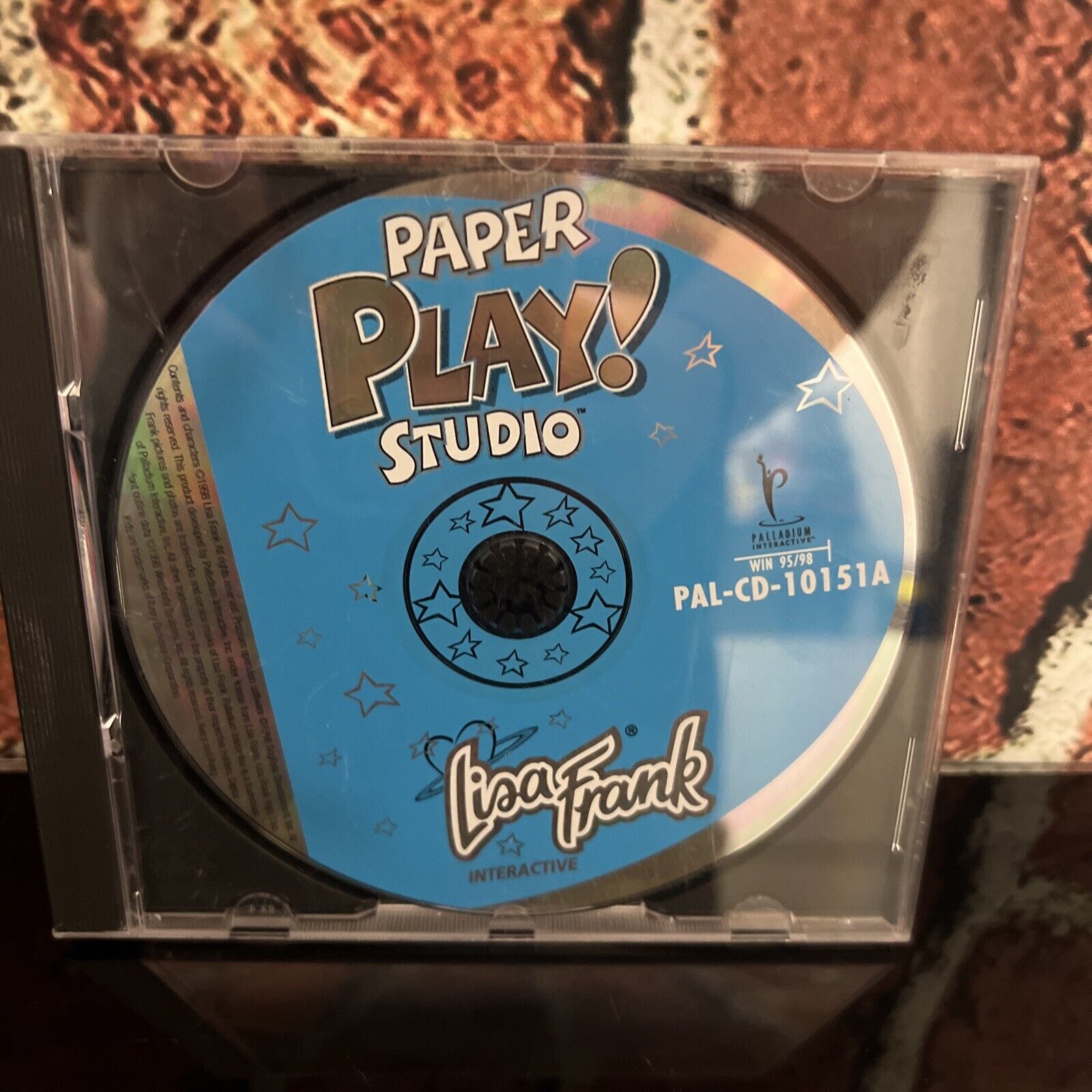 Vintage Lisa Frank Paper Play Studio CD-ROM PC Create Print Stickers
