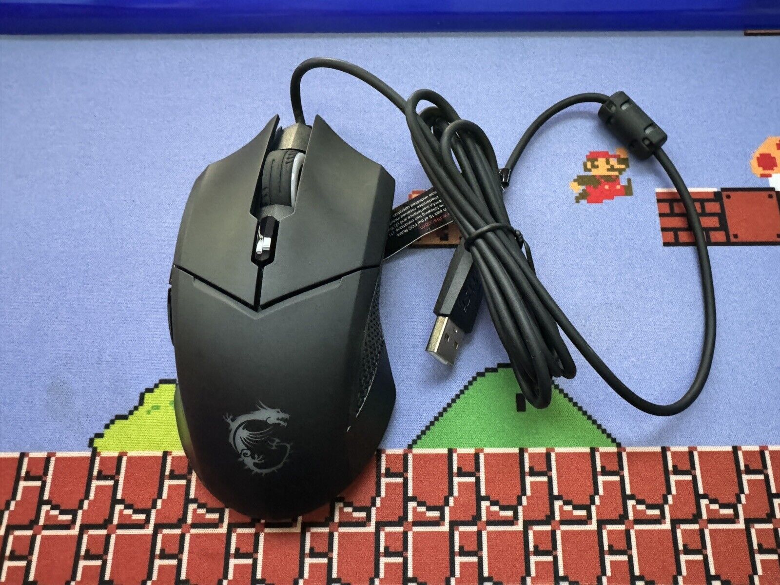 MSI Clutch GM08 4200 DPI Optical Wired Gaming Mouse with Red LED - New