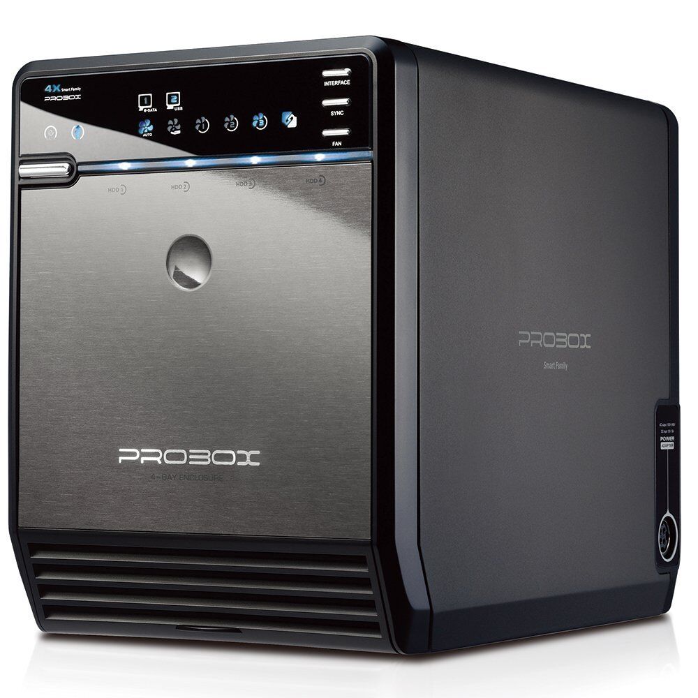Mediasonic ProBox 4 Bay 3.5 Inch SATA HDD Enclosure - USB 3.0 & eSATA HF2-SU3S3