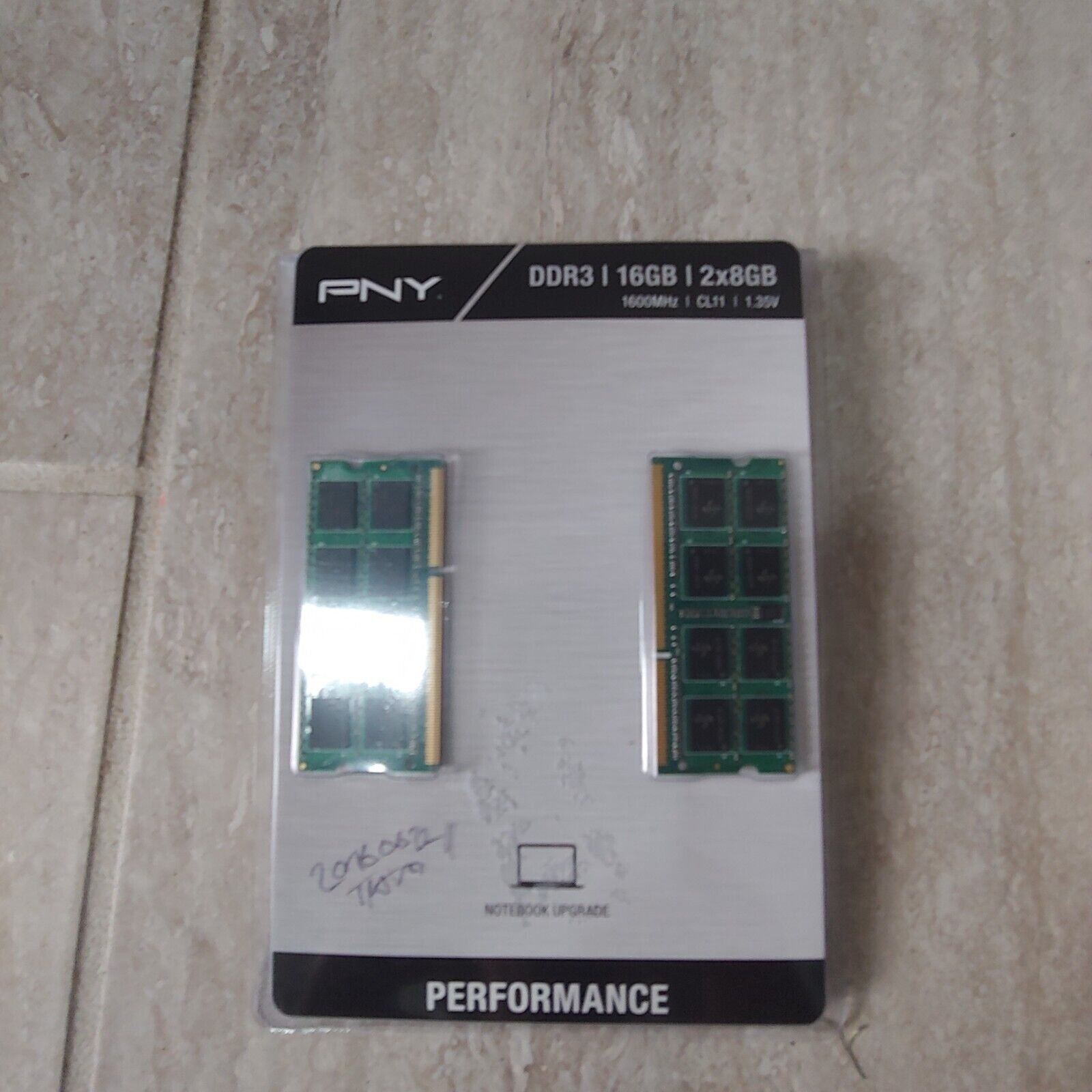 16GB (2x8GB) PNY DDR3 1600 PC3-12800 Laptop Notebook RAM Memory