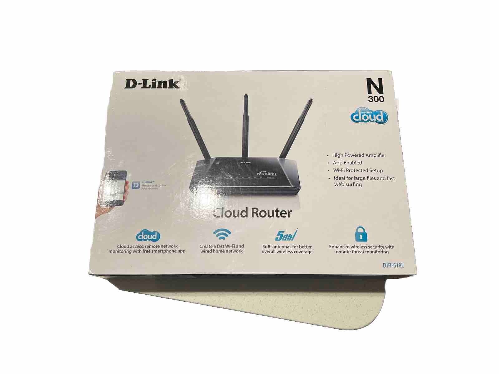 D-LINK Wireless N 300 Cloud Wireless Router 4 Port  WIFI NEW UNOPENED