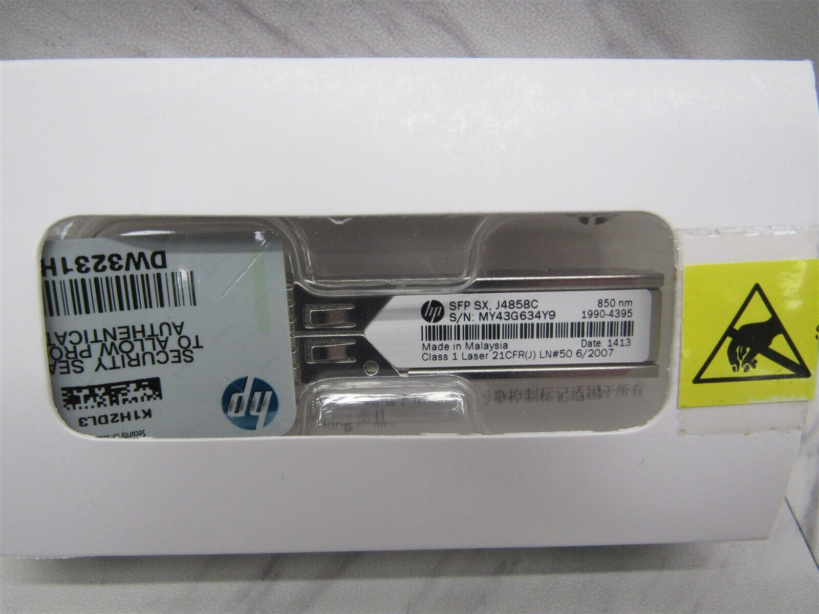 NEW Genuine HP J4858C 1000BASE-SX 1GB LC SFP Gigabit Fiber Transceiver Module