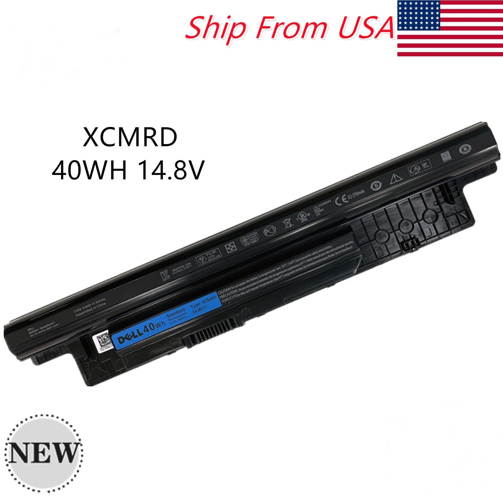 Genuine 40Wh XCMRD Battery For Dell Inspiron 3421 5421 5437 3531 3537 3541 3737