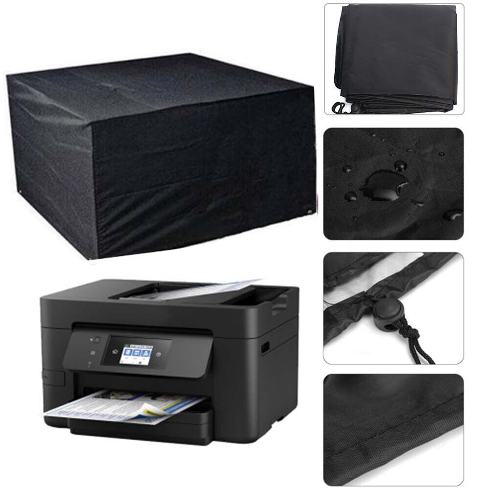 18X16x10'' Universal Black Printer Dust Cover Waterproof For Workforce WF-3620 