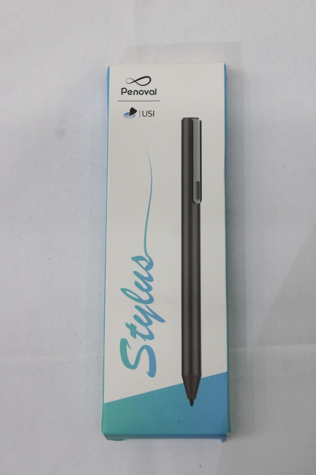 Penoval USI Stylus ME-USI150B Tablet Pen CD4 Black Open Box w/ Battery & Tips