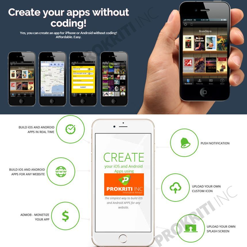 Make and Sell mobile APP without coding > online application > lifetime Access