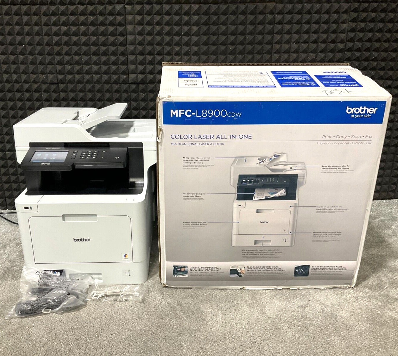 Brother MFC-L8900CDW Wireless Color Laser Printer Copier Scanner Fax MFCL8900CDW