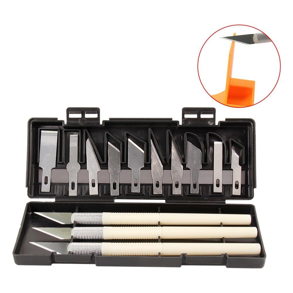 Engraving Knife Carving File Trimming Removal Tool 3D Print Model Cleaning lot