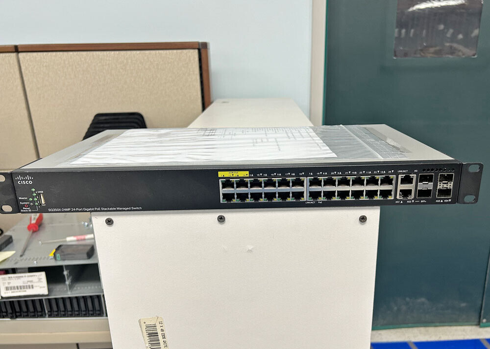 Cisco SG350X-24MP-K9 Stackable Managed Switch