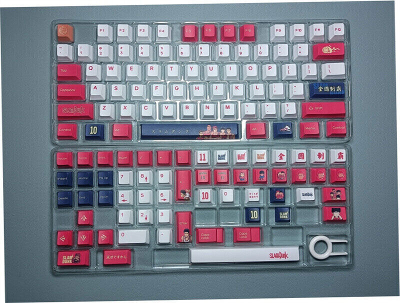 108keys Slam Dunk Theme Mechanical keyboard keycaps PBT For Cherry MX High Set
