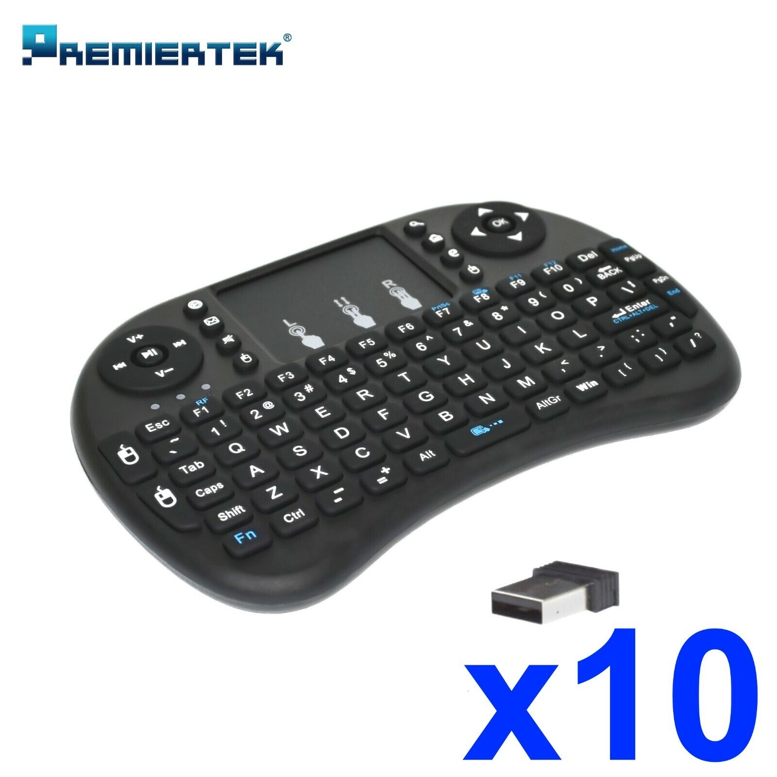 10x mini i8 2.4GHZ mini Wireless Keyboard Touchpad Smart TV Android Box PC HTPC