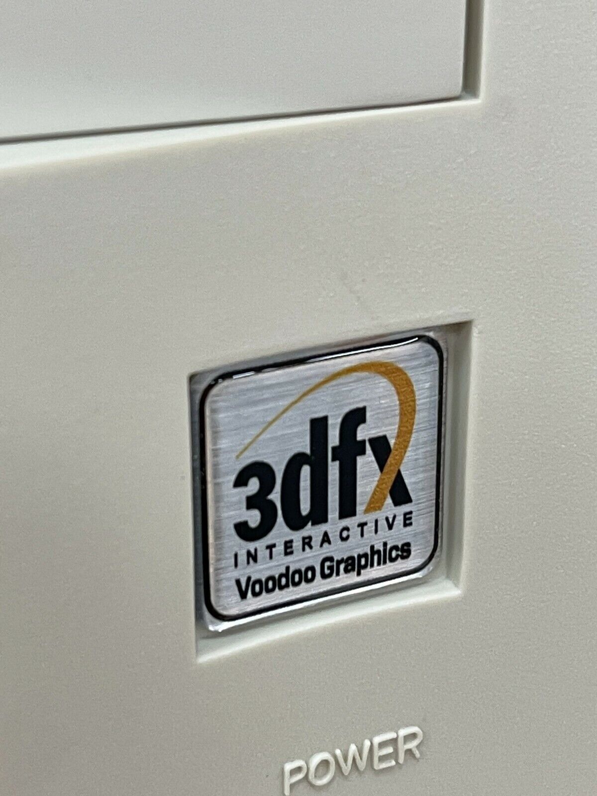 3Dfx Interactive Voodoo 2000 3000 4500 5500 Computer Case Badge Sticker DOME 1x1