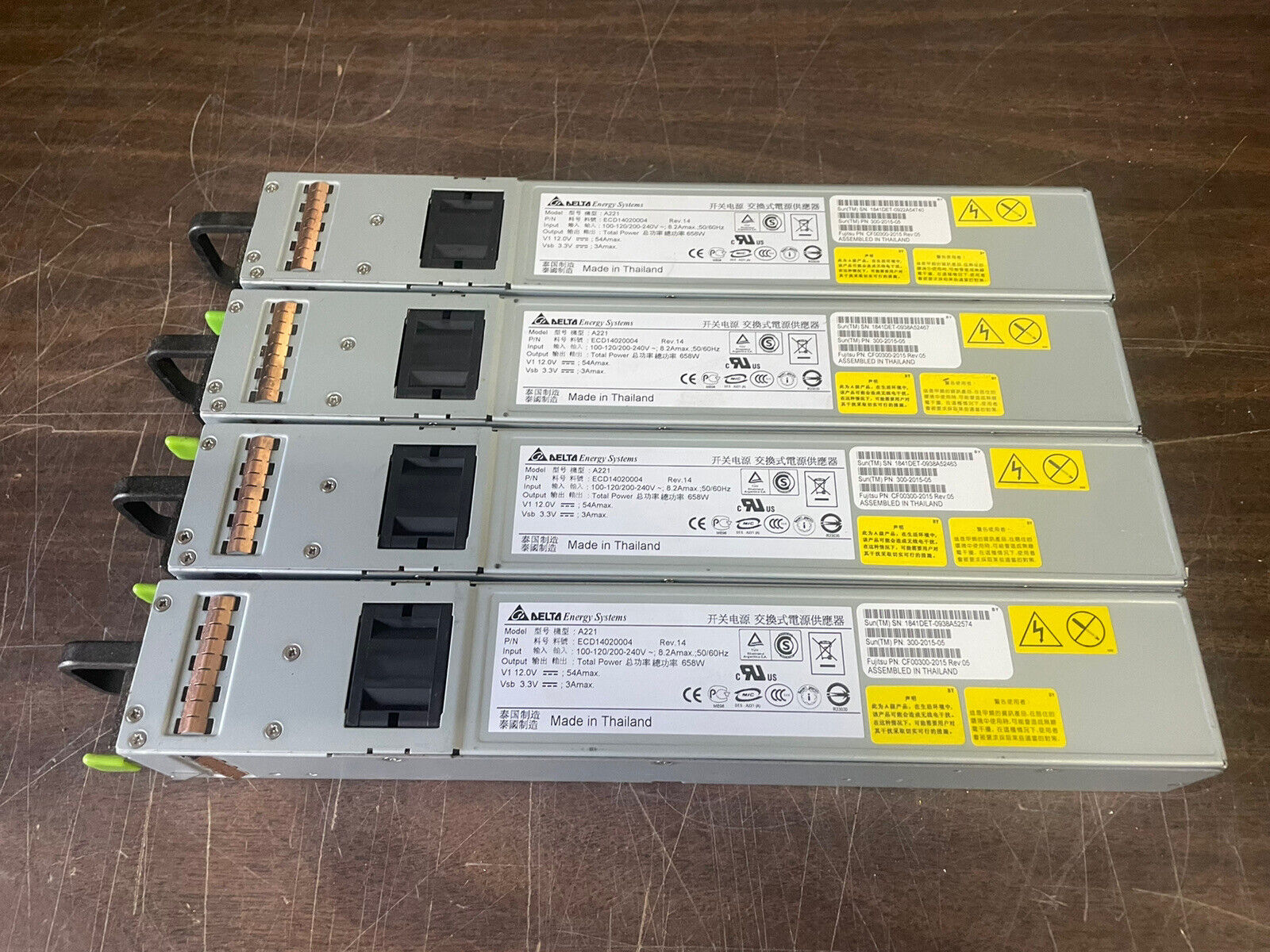 Lot (4) Sun Sunfire X4150 X4140 T5120 685w Power Supply 300-2015-05 Delta A221