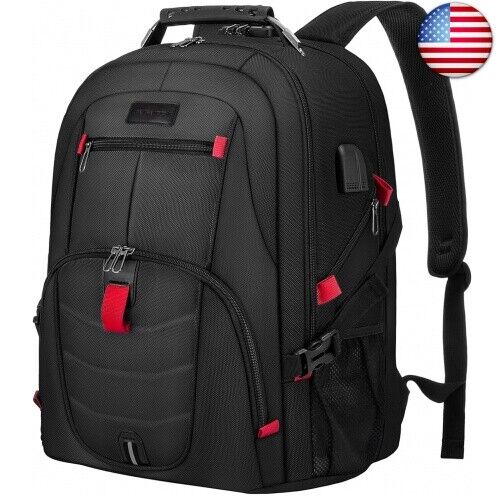LOVEVOOK Travel Laptop Backpack Waterproof Anti Theft Backpack with Lock and