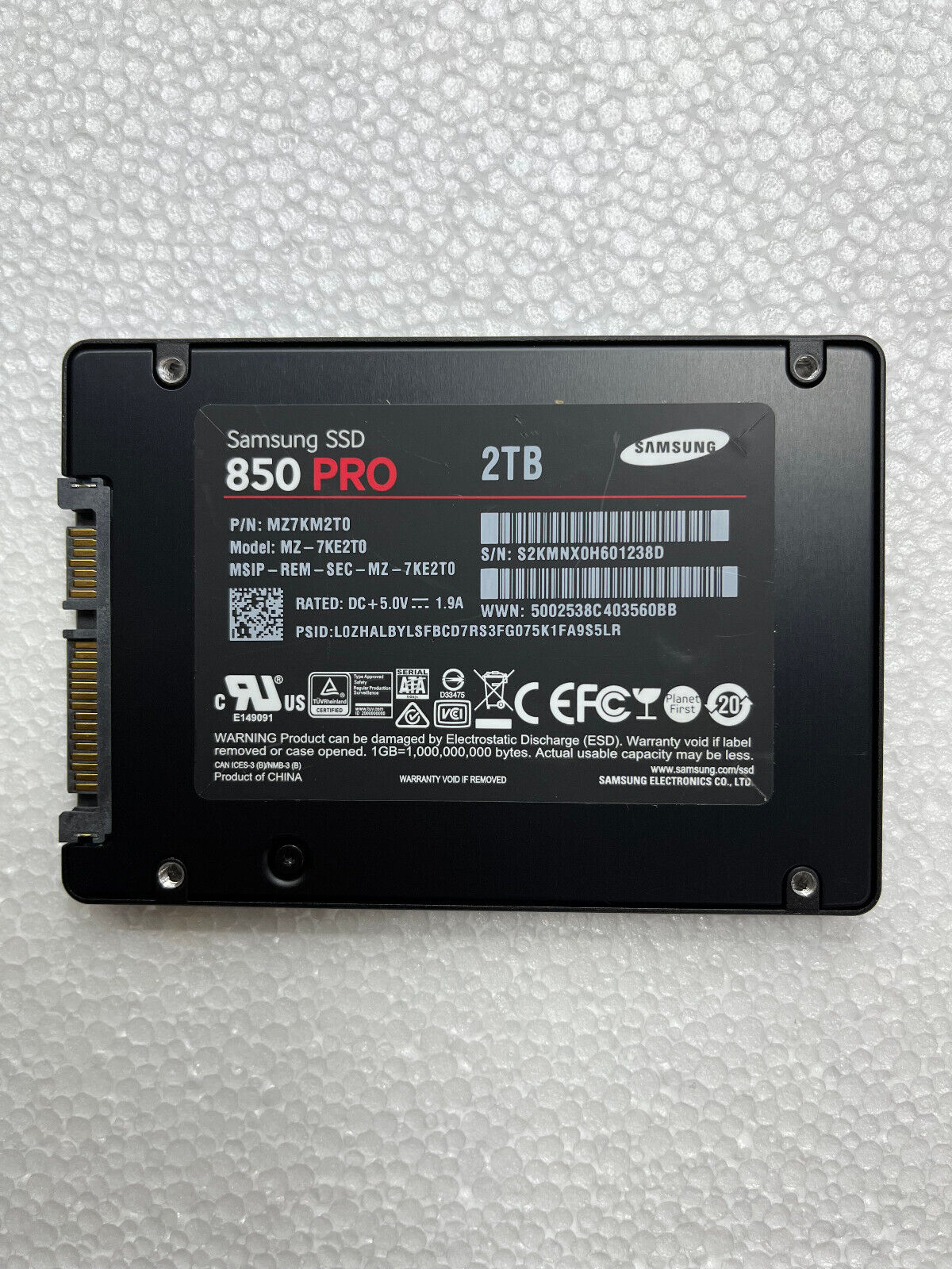 Samsung 850 Pro Series 2TB 2.5\