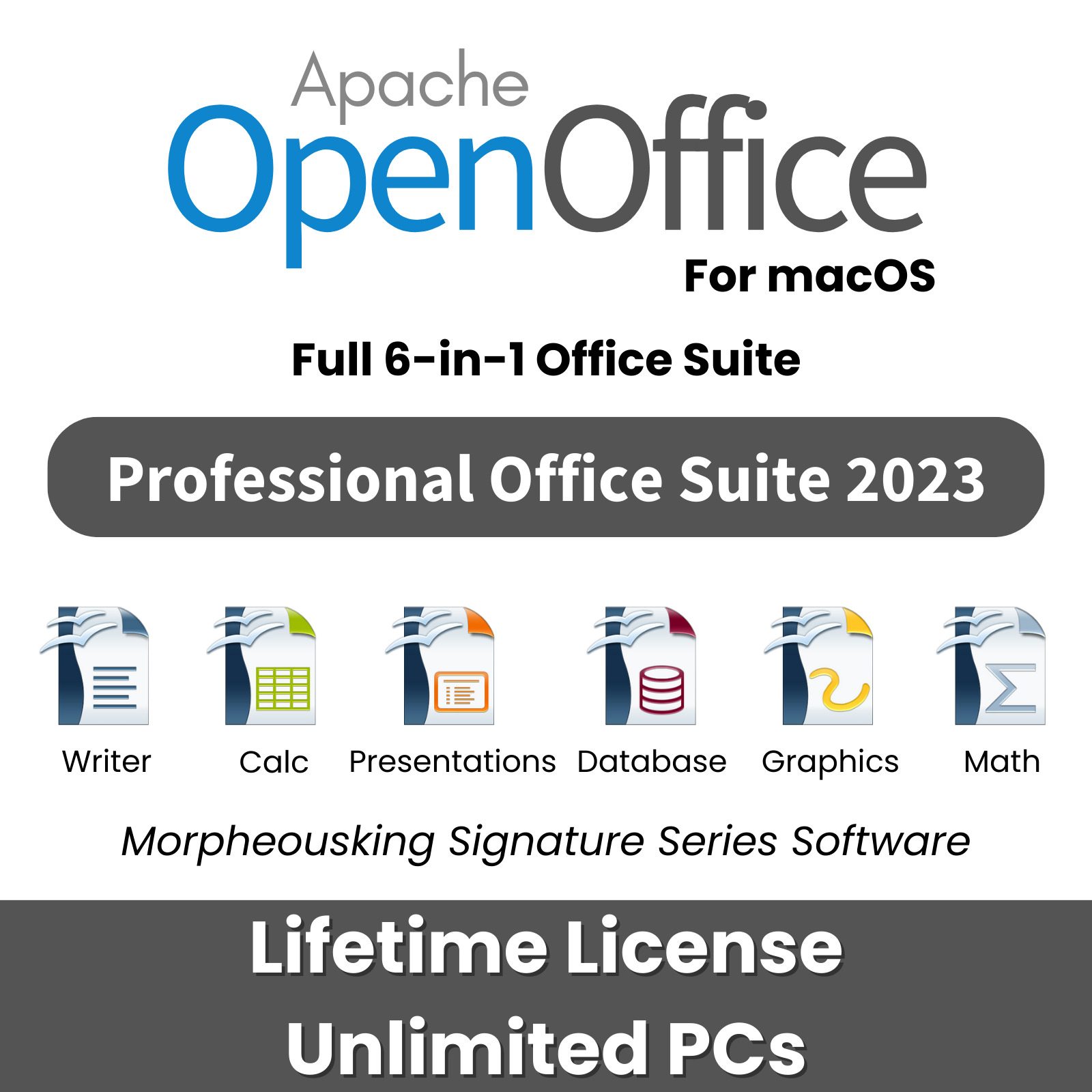 Open Office Software Suite for MAC - For Home Student Professional | CD-ROM