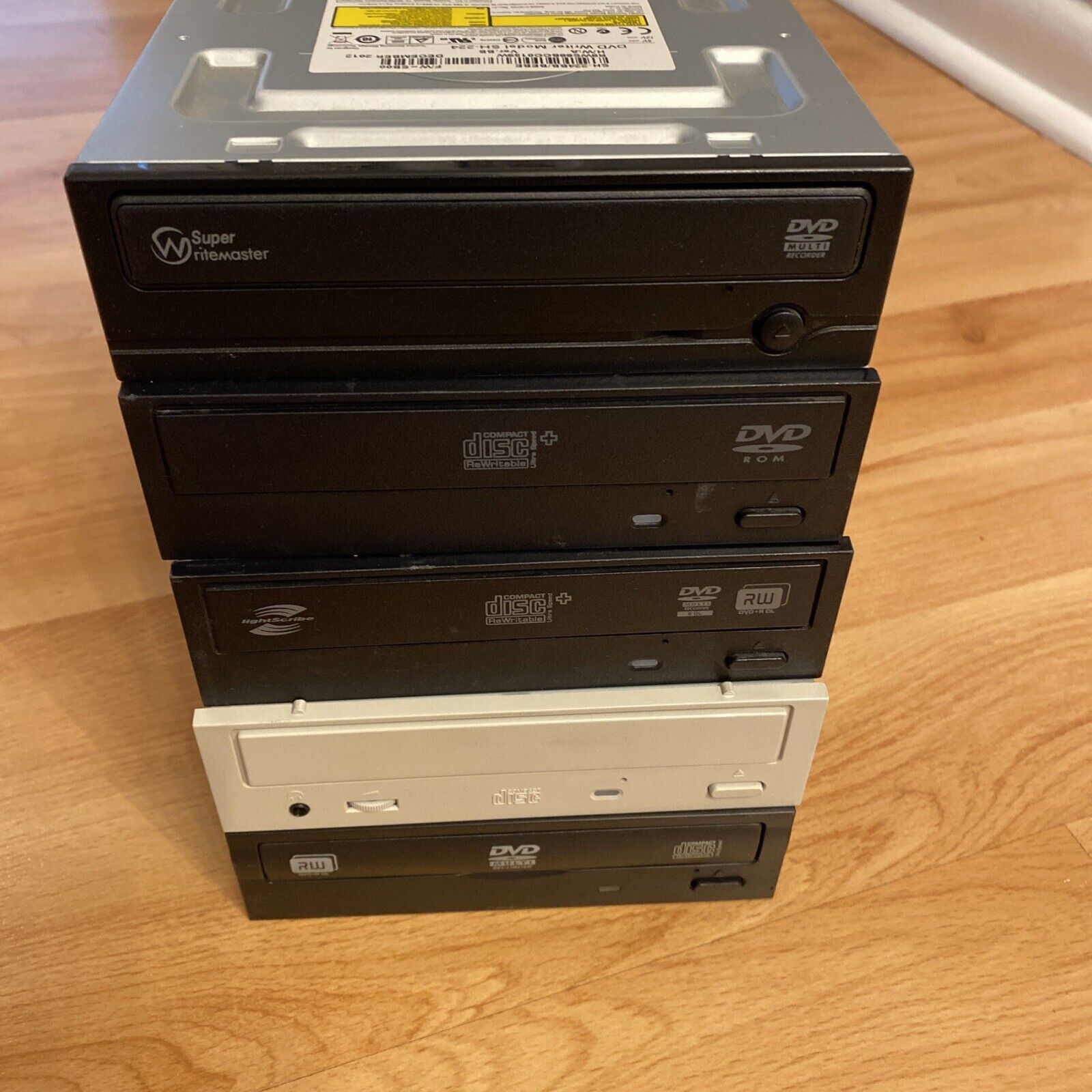 Lot of 5 CD/DVD Roms - HP, Super Writemaster, Litescribe, Compaq - Tested