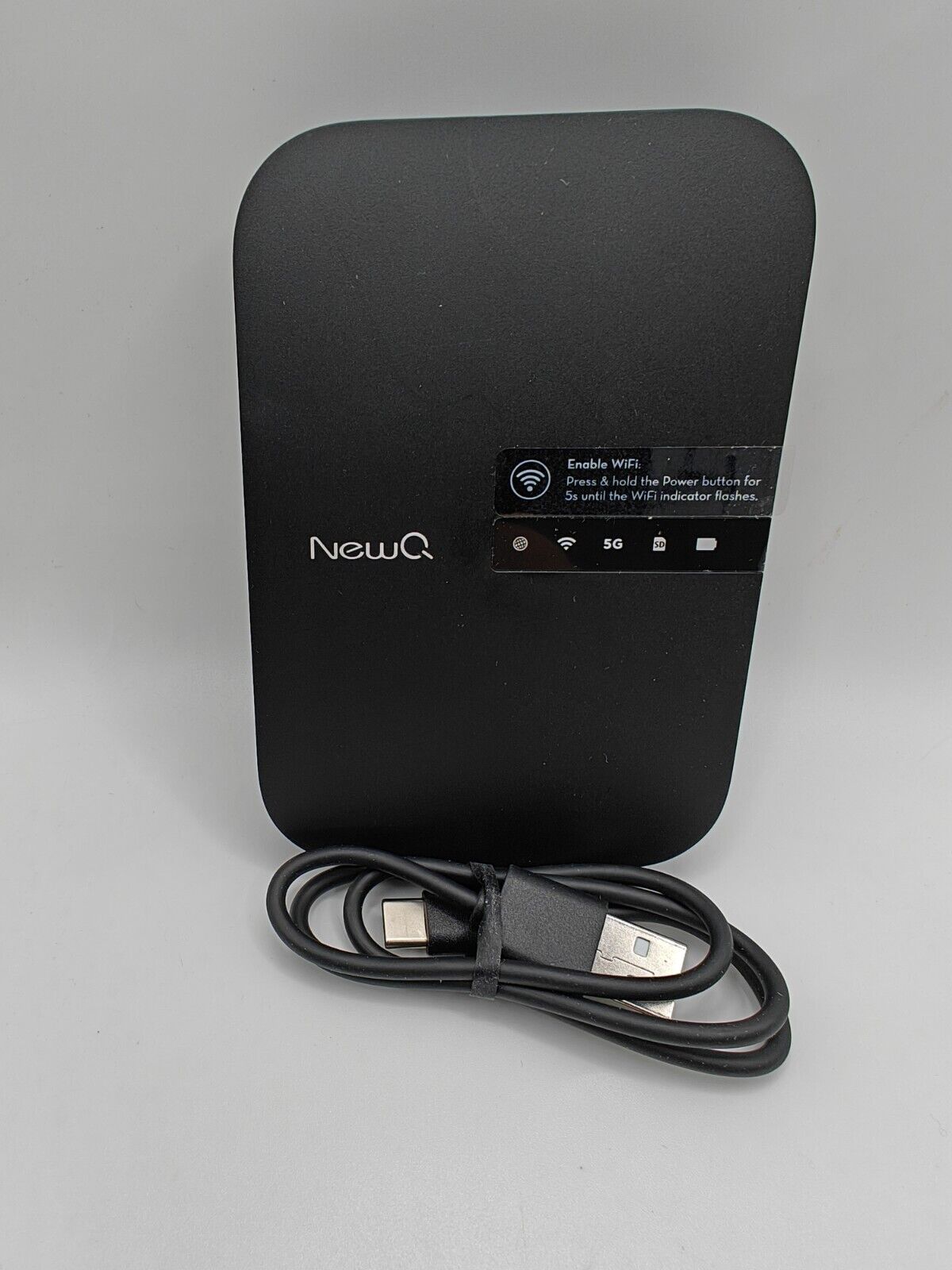NewQ B3 Filehub Travel Router: Portable Hard Drive SD Card Reader & Powerbank