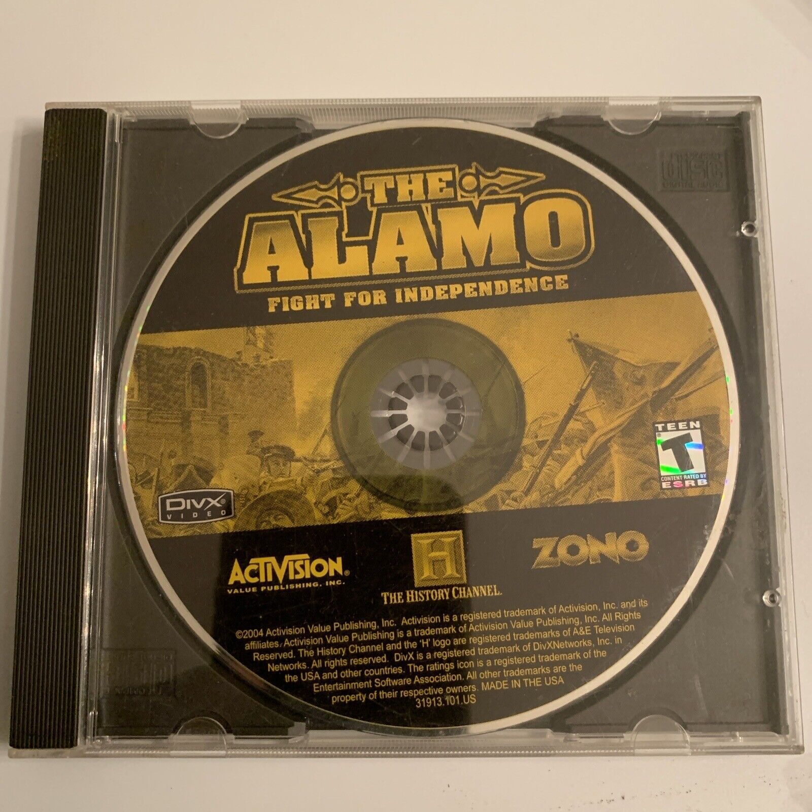 The History Channel: The Alamo: Fight For Independence PC CD texas fort war game