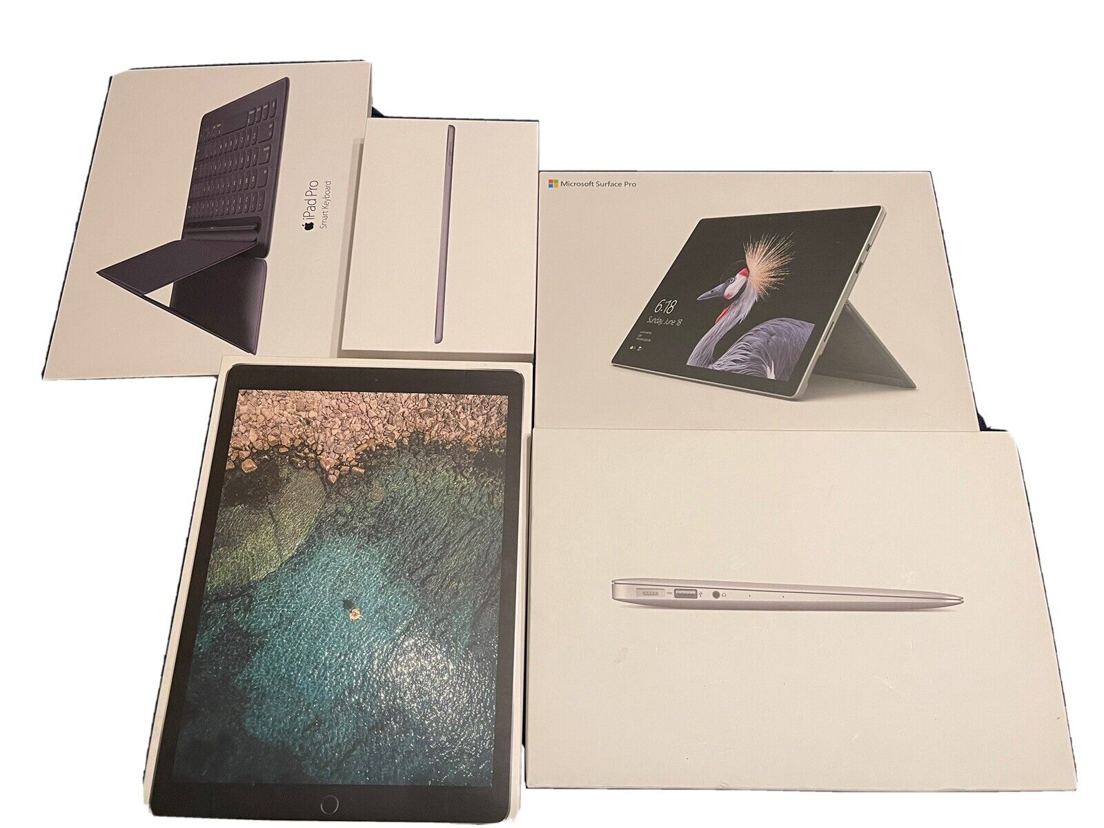 Apple Box Lot Bundle l Ipad Macbook Laptop | Great Gag Gift Rare Models