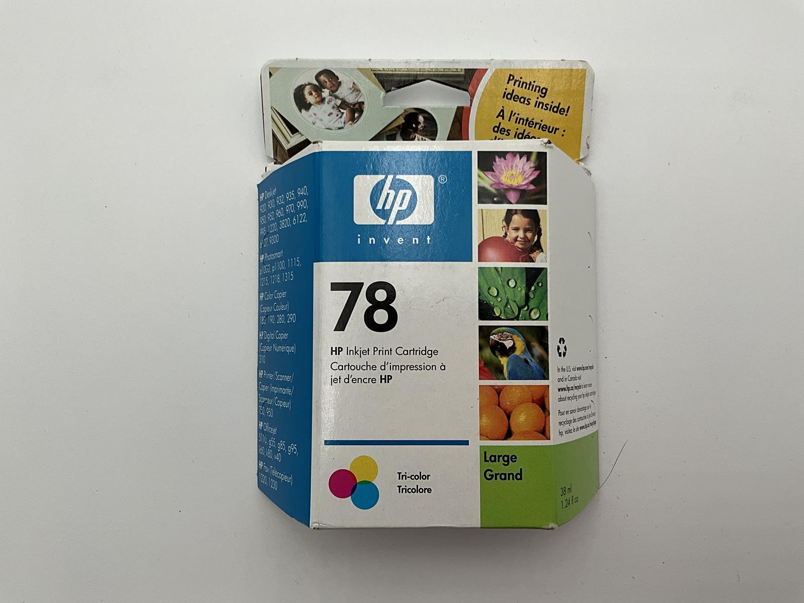 NEW HP 78 Large Ink Cartridge Tri-Color C6578AN FEB 2006