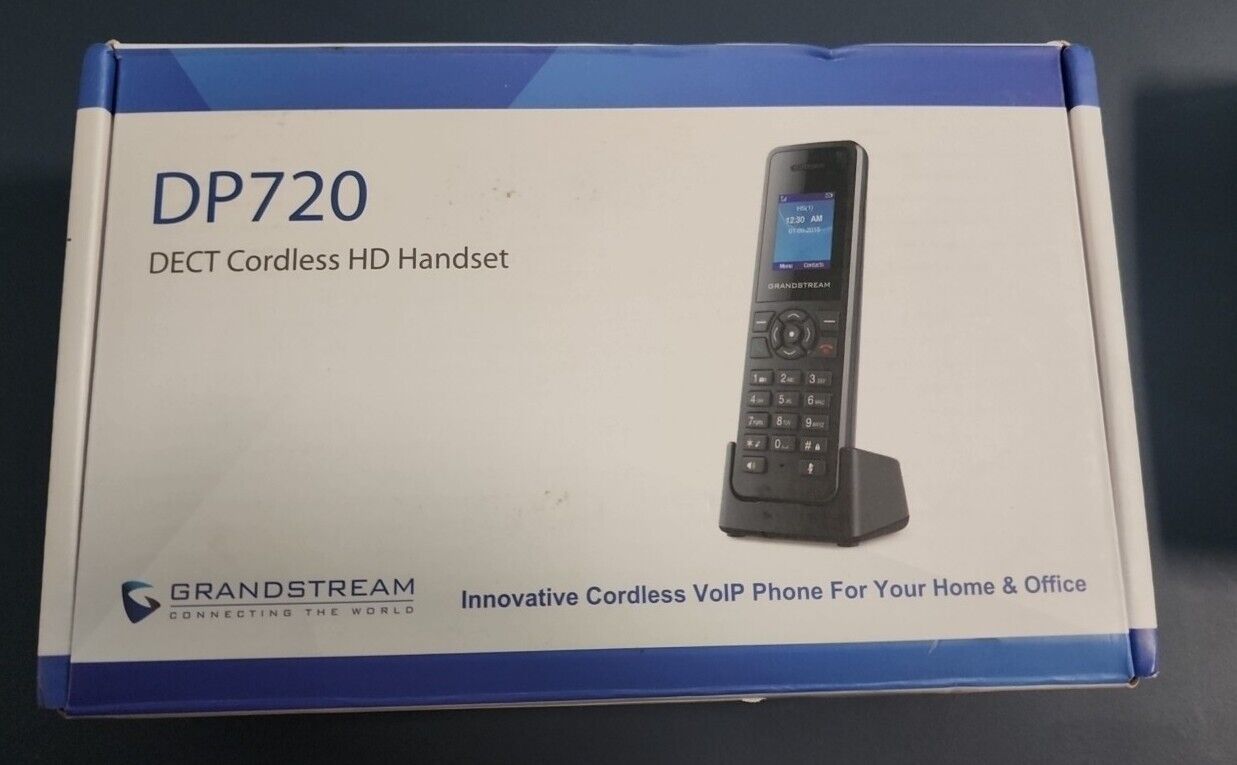 NEW Grandstream DP720 DECT Cordless HD Handset - 