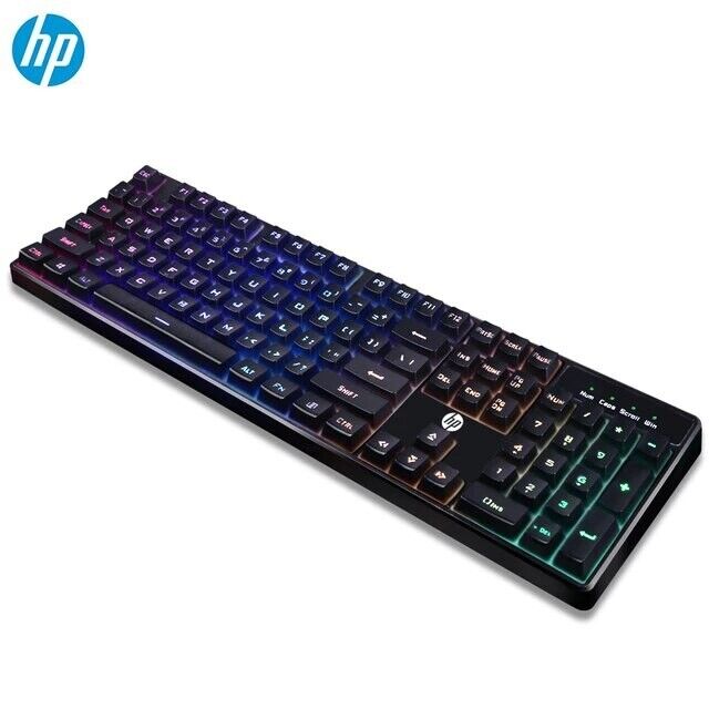 HP K300 wired gaming keyboard membrane backlit English