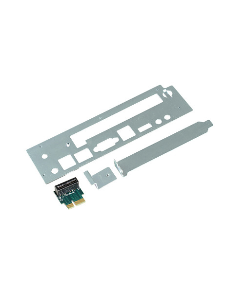 I/O shield with riser card for Intel DN2800MT