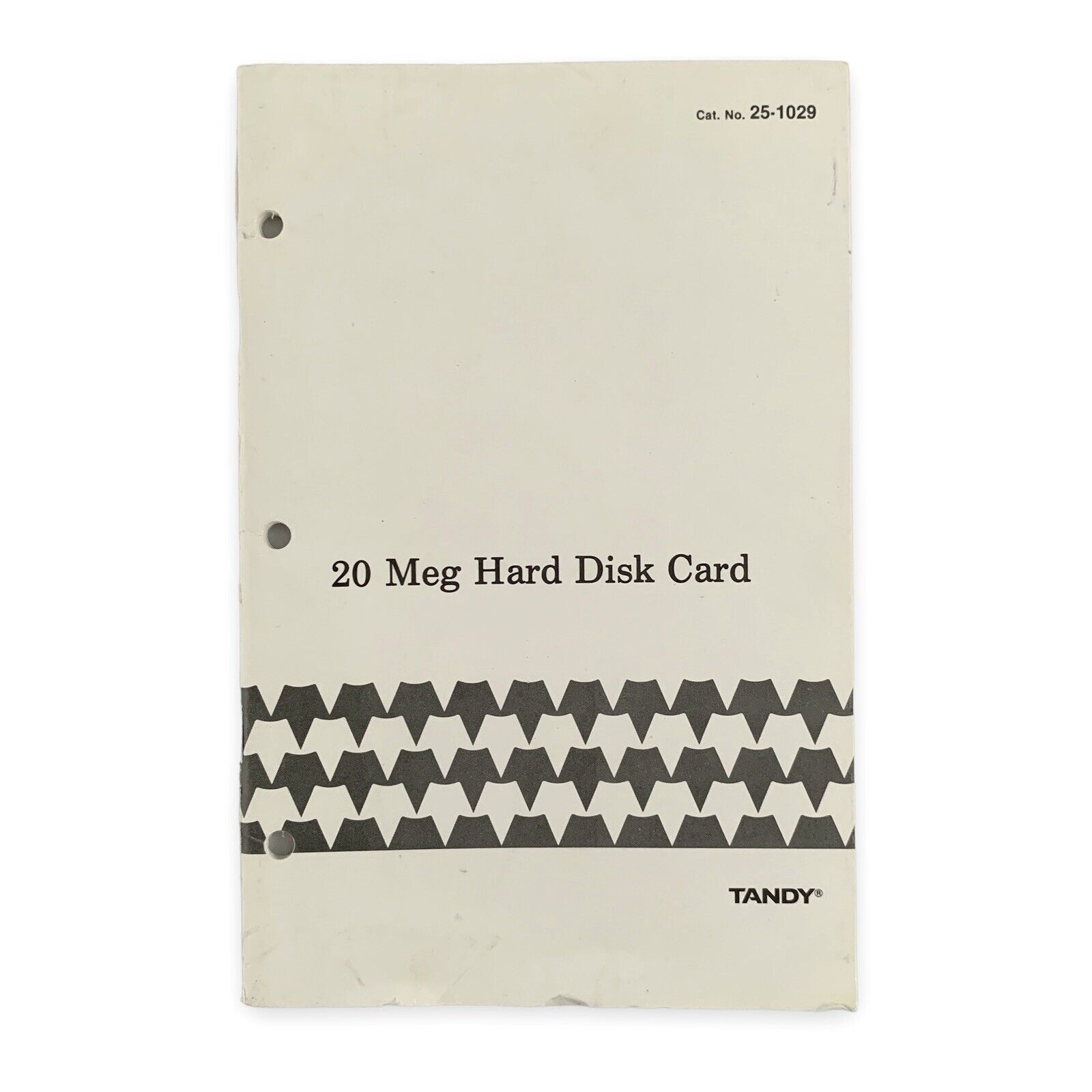 VTG 1988 Tandy 1000 / 1200 / 3000 20 Meg Hard Disk Card Cat No. 25-1029