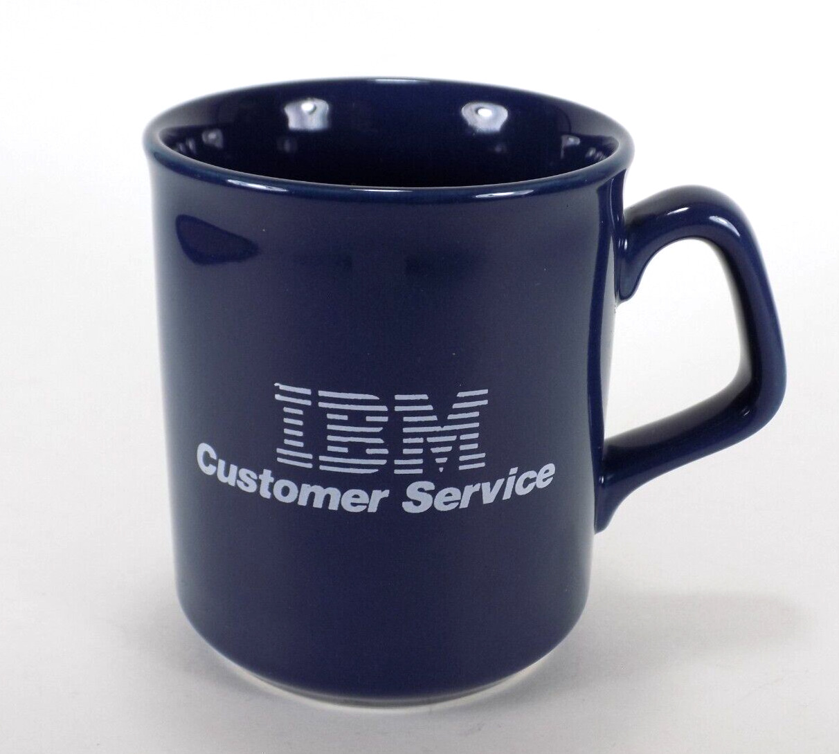 IBM Computers Customer Service Vintage Coffee Mug Made In England Blue