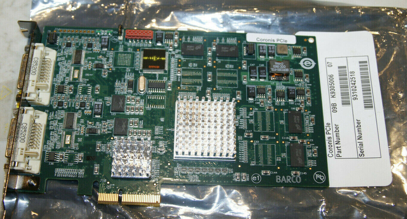 BARCO K9305006 -7 BarcoMed PCIe Coronis PCIExpress Display Controller Card