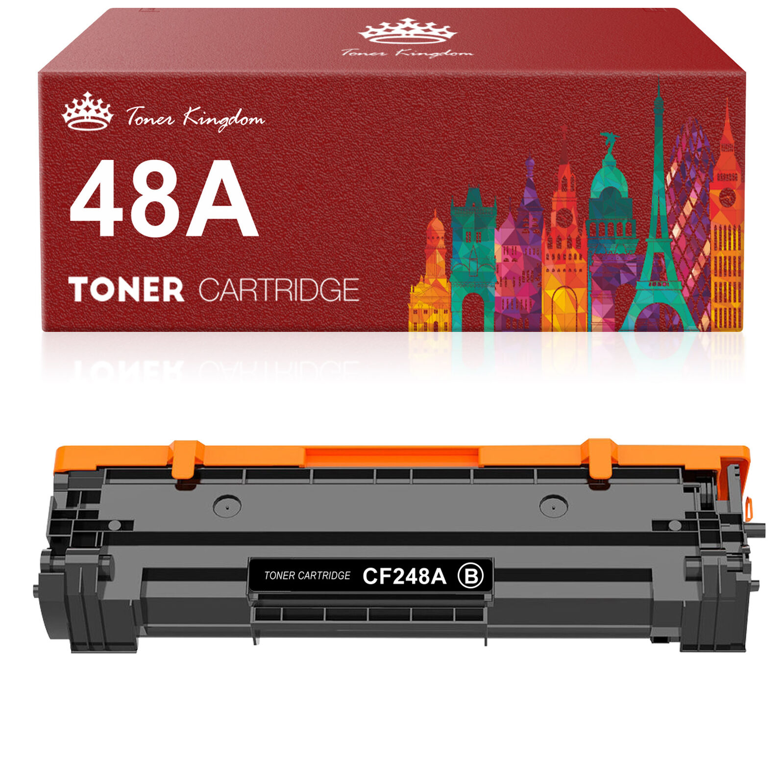CF248A 48A Black Toner Replacement for HP LaserJet Pro M15w M15a M31w W/Chip Lot