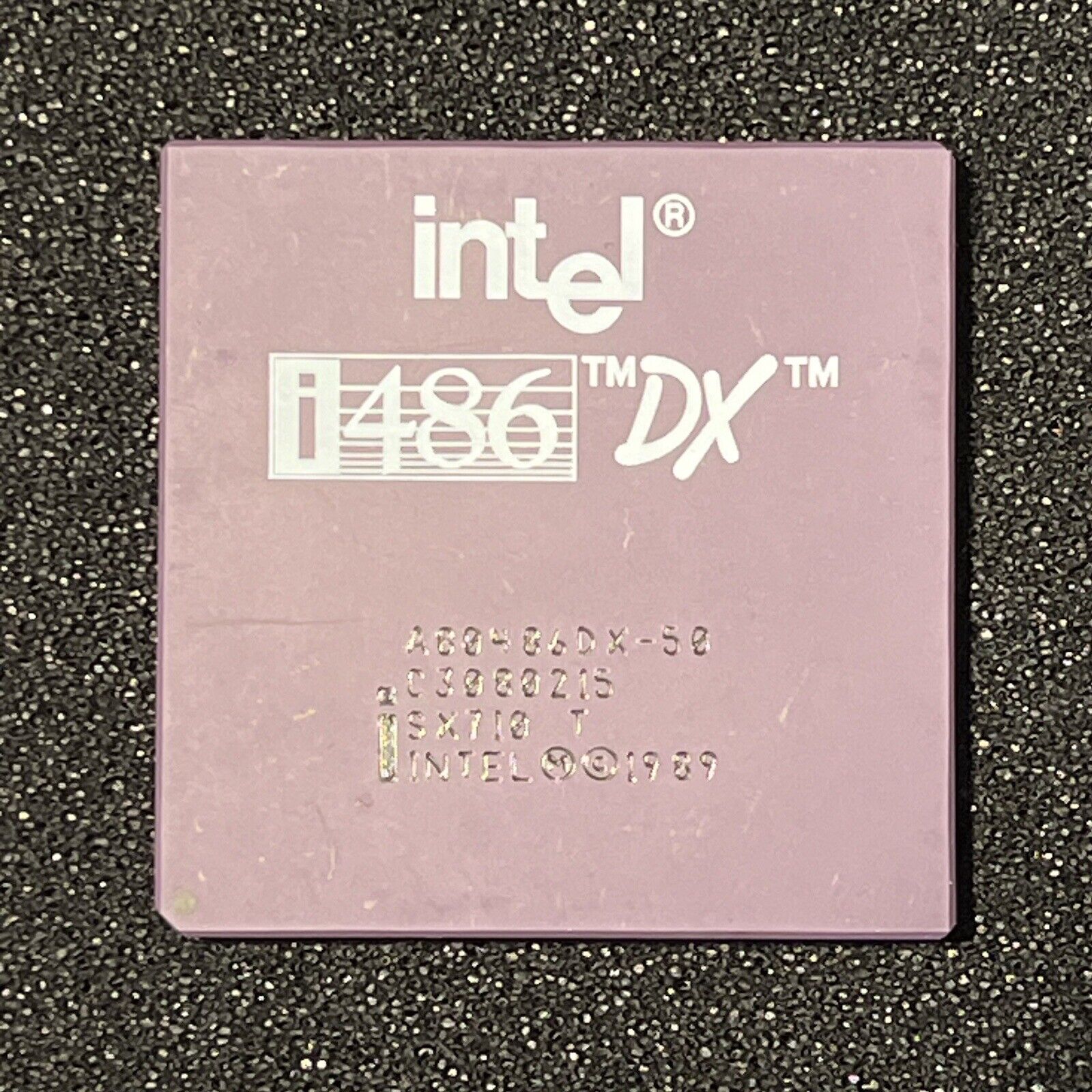 Vintage 1989 OEM Intel 486DX-50 SX710 80486 50 MHz
