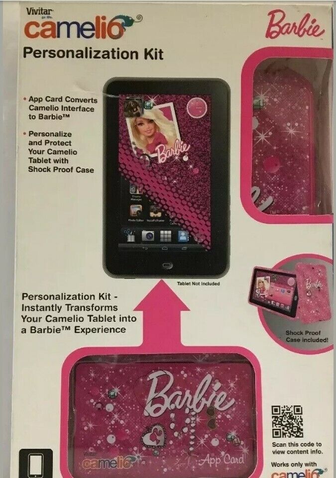 Lot of 4 Vivita Camelio Personalization Kit Barbie NEW w/ Case, App Card & Cloth