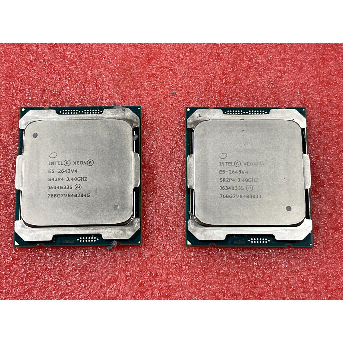 Matched Pair Intel Xeon E5-2683 V4 E5-2667 V4 E5-2643 V4 E5-2637V4 LGA2011-3 CPU