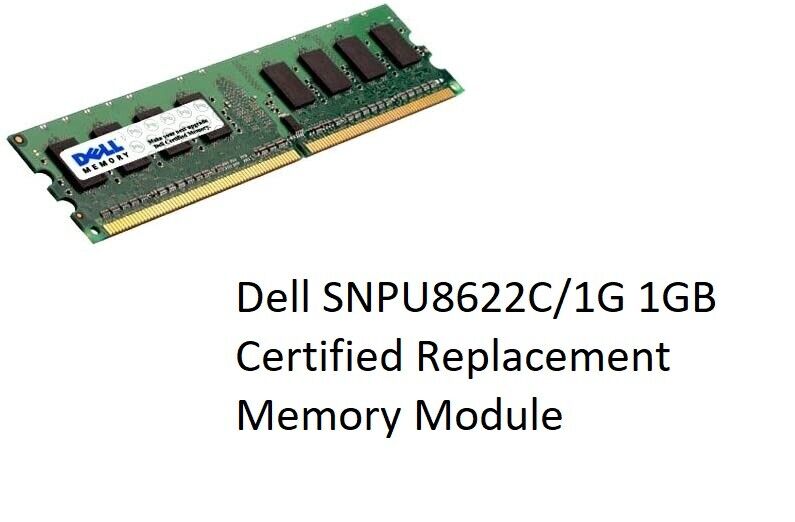 Dell SNPU8622C/1G 1GB Certified Replacement Memory Module